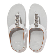 FINO Crystal Lock Toe-Post Sandals