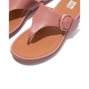 GRACIE Buckle Leather Toe-Post Sandals
