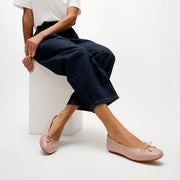 DELICATO Leather Ballerinas