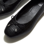 DELICATO Crocodile Ballerinas