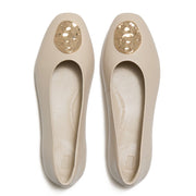 DELICATO Leather Adornment High Ballerinas