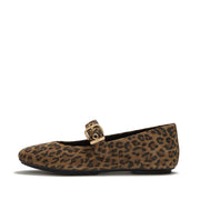 DELICATO Suede Leopard Mary Janes