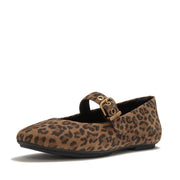 DELICATO Suede Leopard Mary Janes