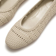 DELICATO Woven Ballerinas