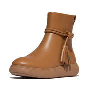iQ-COMFF Tassel Leather Short Boots