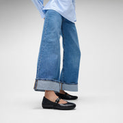 DELICATO Leather Mary Janes