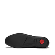 DELICATO Crystal-Buckle Leather Mary Janes