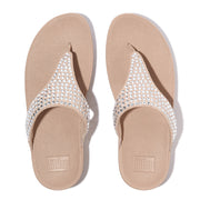 LULU Maxi-Crystal Toe-Post Sandals