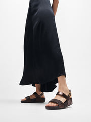 LULU Crystal Back-Strap Sandals