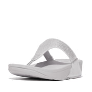 LULU Crystal Embellished Toe-Post Sandals