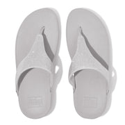 LULU Crystal Embellished Toe-Post Sandals