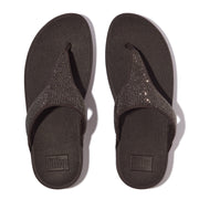 LULU Crystal Embellished Toe-Post Sandals