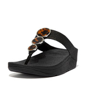 HALO Shimmer Toe-Post Sandals