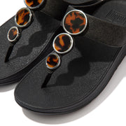 HALO Shimmer Toe-Post Sandals