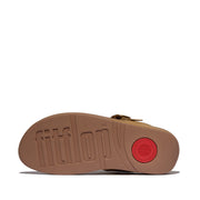 LULU Adjustable Leather Toe-Post Sandals