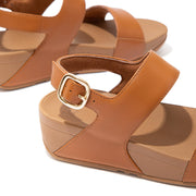 LULU Leather Back-Strap Sandals