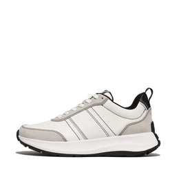 FitFlop x Song Hye Kyo <br>F-MODE Contrast-Stitch Leather Flatform Sneakers