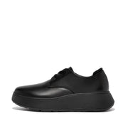 F-MODE Leather Flatform Lace-Up Derbies