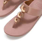 FINO Bead Circle Toe-Post Sandals