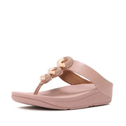 FINO Bead Circle Toe-Post Sandals