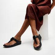 FINO Crystal Prism Toe-Post Sandals
