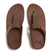 FINO Glitterdust  Metallic Toe-Post Sandals