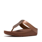 FINO Glitterdust  Metallic Toe-Post Sandals