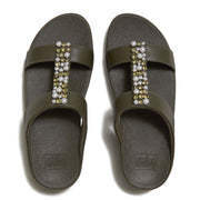 FINO Pearls And Crystal H-Bar Slides