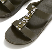 FINO Pearls And Crystal H-Bar Slides