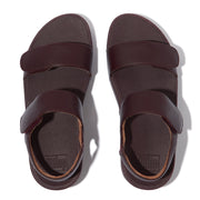 LULU Adjustable Leather Back-Strap Sandals