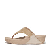 LULU Shimmerlux Toe-Post Sandals