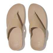 LULU Shimmerlux Toe-Post Sandals