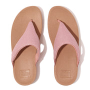 LULU Shimmerlux Toe-Post Sandals
