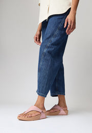 LULU Shimmerlux Toe-Post Sandals