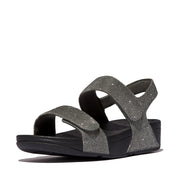LULU Adjustable Shimmerlux Back-Strap Sandals
