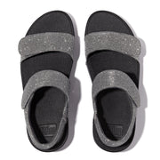 LULU Adjustable Shimmerlux Back-Strap Sandals