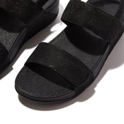 LULU Adjustable Shimmerlux Back-Strap Sandals