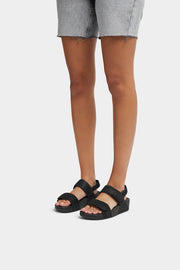 LULU Adjustable Shimmerlux Back-Strap Sandals