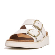 GEN-FF Buckle Two-Bar Leather Slides