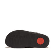 SLING Dotted-Weave Toe-Post Sandals