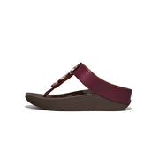 HALO Metallic-Trim Toe-Post Sandals