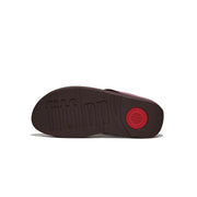 HALO Metallic-Trim Toe-Post Sandals