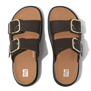 GEN-FF Buckle Two-Bar Leather Slides