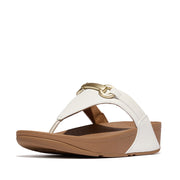 LULU Chunky-Snaffle Leather Toe-Post Sandals