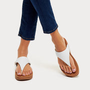 LULU Leather Toe-Post Sandals
