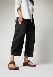 LULU Leather Toe-Post Sandals