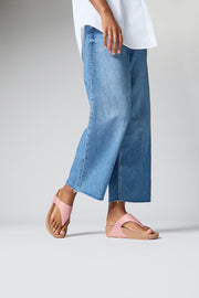LULU Leather Toe-Post Sandals