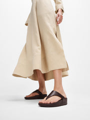 LULU Leather Toe-Post Sandals