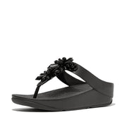 RUMBA Starbust-Bead Toe-Post Sandals
