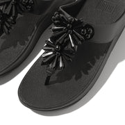 RUMBA Starbust-Bead Toe-Post Sandals